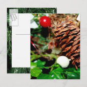 Pine Cone met Ivy Briefkaart (Voorkant / Achterkant)