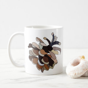 Pine Cone Modern Natuur Koffiemok