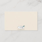 Pine Cone Natuur op Cream Wedding Place Card Plaatskaartje (Achterkant)