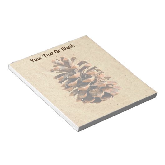 Pine Cone Notitieblok (Schuin)