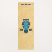 Pine Cone Owl Yogamat (Voorkant)