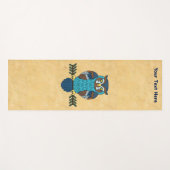 Pine Cone Owl Yogamat (Voorkant (horizontaal))