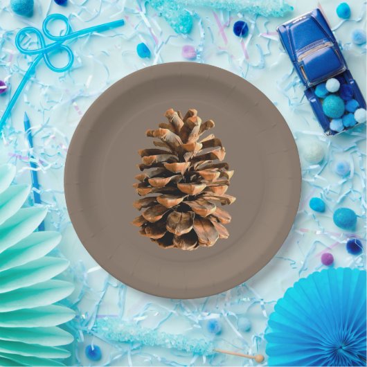 Pine Cone Papieren Bordje (Feest)
