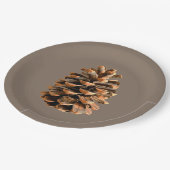 Pine Cone Papieren Bordje (Gekanteld)