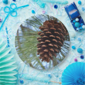 Pine Cone Papieren Bordje (Feest)
