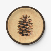 Pine Cone Papieren Bordje (Voorkant)
