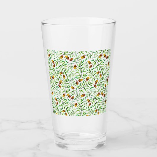 Pine Cone Patroon Glas (Voorkant)