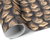 Pine Cone Pattern Cadeaupapier (Rol Hoek)