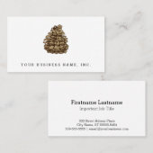 Pine Cone (Ponderosa) Visitekaartje (Voorkant / Achterkant)