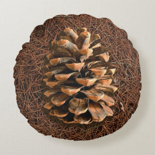Pine Cone Rond Kussen