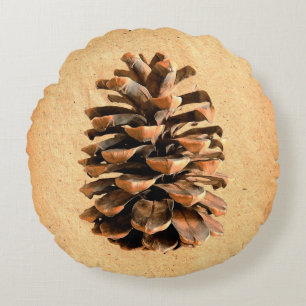 Pine Cone Rond Kussen