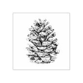Pine Cone Rubberstempel (Afrduk)