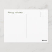 Pine Cone Seasons Greetings Briefkaart (Achterkant)