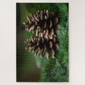 Pine Cone Seasons Greetings Legpuzzel (Verticaal)