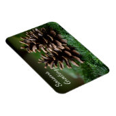 Pine Cone Seasons Greetings Magneet (Rechterzijde)