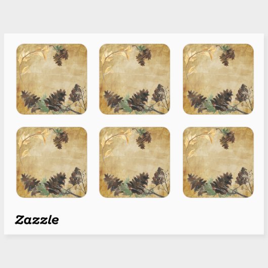 Pine Cone Stickers (Vel)