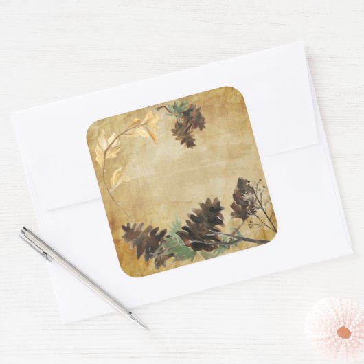 Pine Cone Stickers (Envelop)