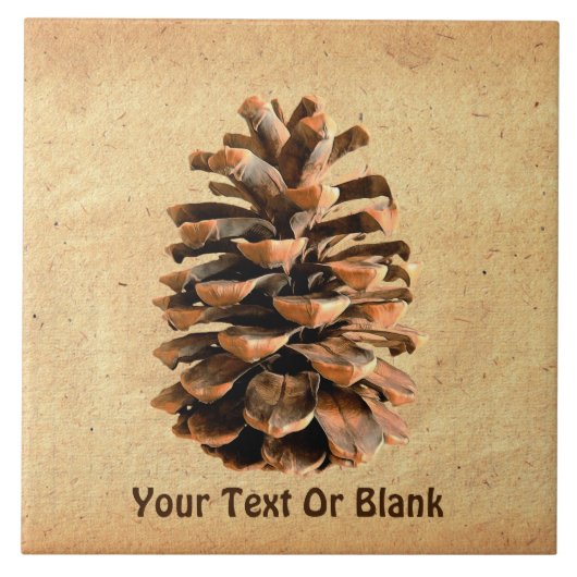Pine Cone Tegeltje (Voorkant)