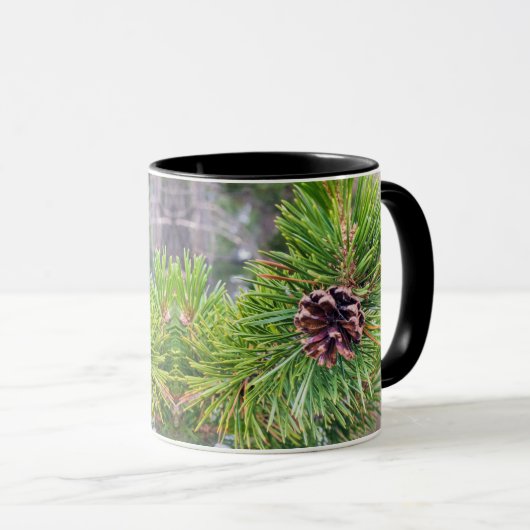 Pine Cone van Lodgepole Pine Mok (Voorkant rechts)