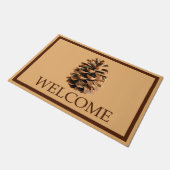 Pine Cone - Welkom Deurmat (Schuin)