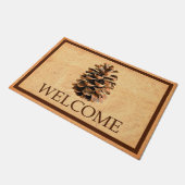 Pine Cone - Welkom Deurmat (Schuin)