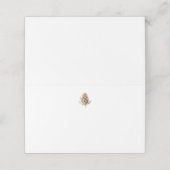 Pine Cone Winter Wedding Plaatskaartje (Buitenkant ongevouwen)