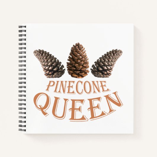 Pine-conenkoningkoningin Notitieboek (Voorkant)