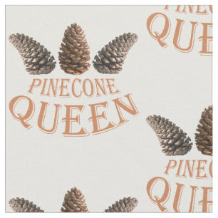 Pine-conenkoningkoningin Stof