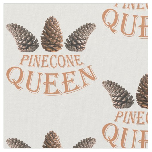 Pine-conenkoningkoningin Stof (Close Up)
