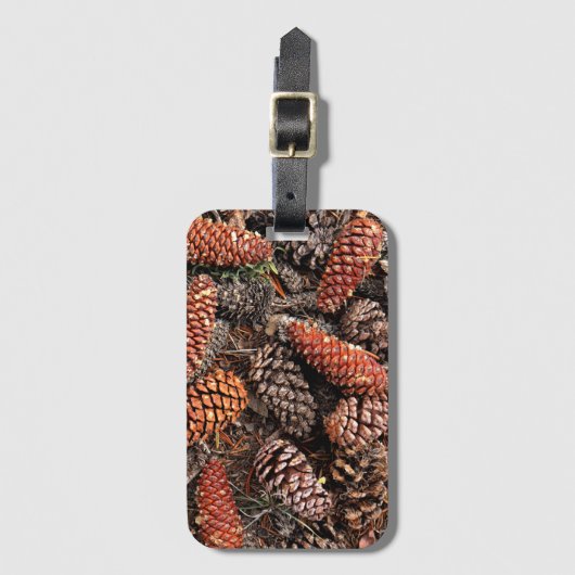 Pine Cones Bagagelabel (Voorkant (verticaal))