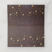 Pine Cones Branch Rustic Holiday Kerstfeest Plaatskaartje (Binnenkant ongevouwen)