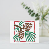 Pine Cones Briefkaart (Staand voorkant)