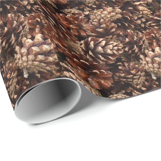 Pine Cones Cadeaupapier (Rol Hoek)