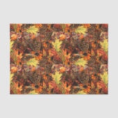 Pine Cones en Autumn Leaves Tissuepapier (Voorkant)