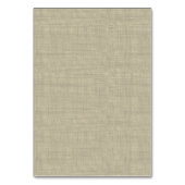 Pine Cones en Burlap Red Zittende Kaart (Achterkant)