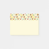 Pine Cones en Holly Kerstpattern Post-it® Notes (Voorkant)