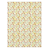 Pine Cones en Holly Kerstpattern Tafelkleed (Voorkant)