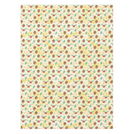 Pine Cones en Holly Kerstpattern Tafelkleed