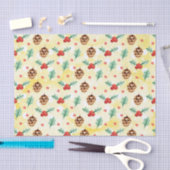 Pine Cones en Holly Kerstpattern Tissuepapier (Craft)