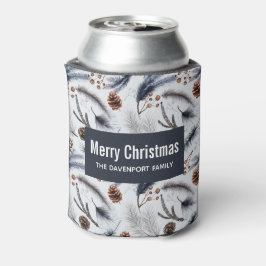 Pine Cones en Pine Needles Kerstpatroon Blikjeskoeler