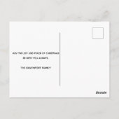 Pine Cones en Pine Needles Kerstpatroon Briefkaart (Achterkant)