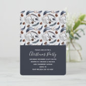 Pine Cones en Pine Needles Kerstpatroon Kaart (Staand voorkant)