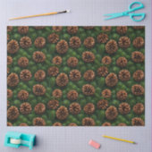 Pine Cones en Spruce Tree Springs Decoupage Tissuepapier (Craft)