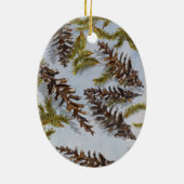 Pine Cones Evergreen Branches Vakantie Ornament (Achterkant)
