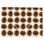 Pine cones Gift Bag Groot Cadeauzakje (Achterkant)