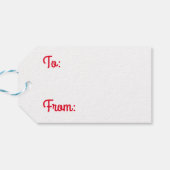 Pine Cones Gift Label Cadeaulabel (Achterkant Horizontaal)