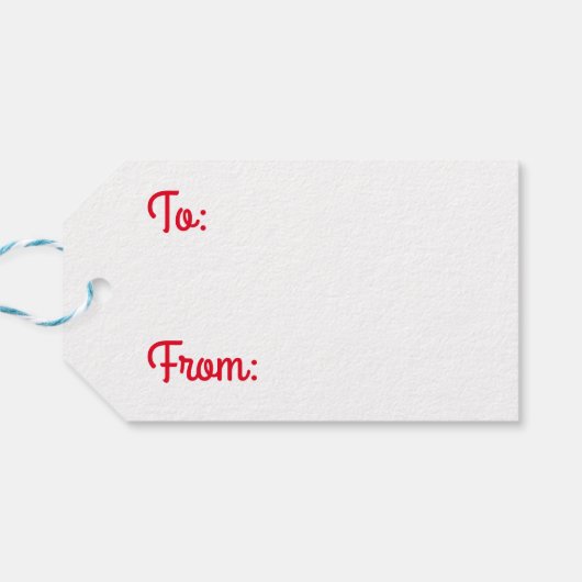 Pine Cones Gift Label Cadeaulabel (Achterkant Horizontaal)