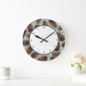 Pine Cones Grote Klok (Huis)