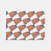 Pine Cones Holiday Decor Fleece Deken (Voorkant (Horizontaal))