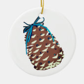 Pine Cones Holiday Decor Keramisch Ornament (Voorkant)